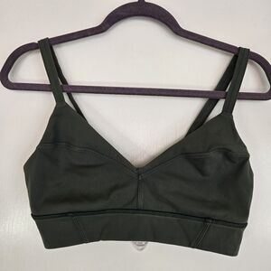 FREE‎ PEOPLE x FP MOVEMENT On Cloud Nine Hunter Green Bra Womens Medium